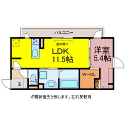 ヴィラ胡蝶の物件間取画像